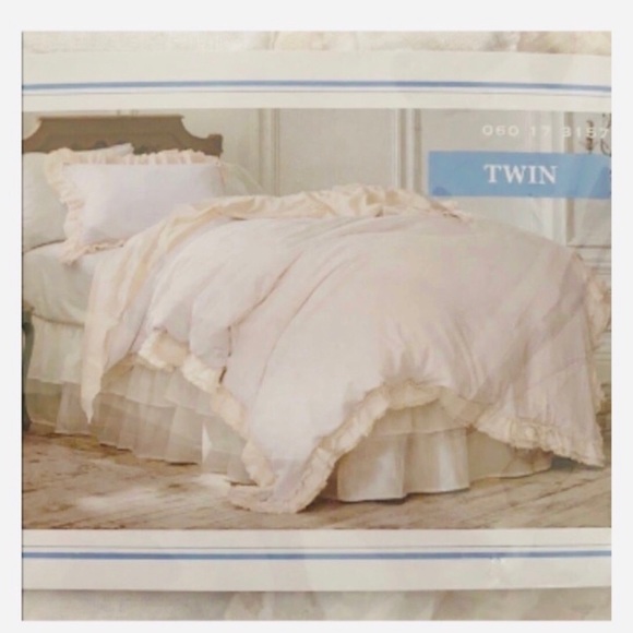 Simply Shabby Chic Bedding Simply Shabby Chic Duvet Cover Set Linen B Twin Poshmark